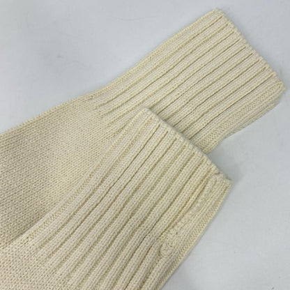 ALFREDDUNHILL Cotton Cable Knit Sweater Ivory Size M