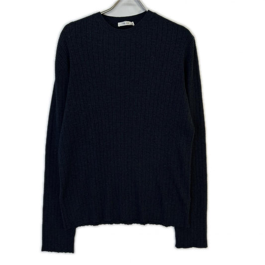THE ROW Cotton Cashmere Knit Sweater Navy Size S