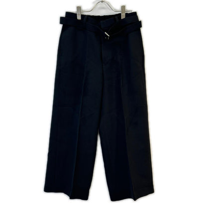 sacai 25SS Belted Center Press Slacks Black Size 1