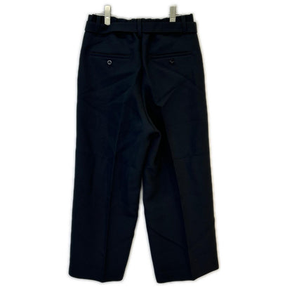 sacai 25SS Belted Center Press Slacks Black Size 1