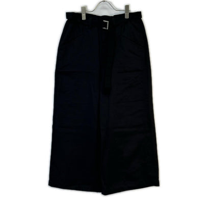 sacai x SPIEWAK Black Wide Pants Size 0