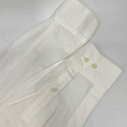 sacai White/Gray Docking Shirt Hoodie Size 1