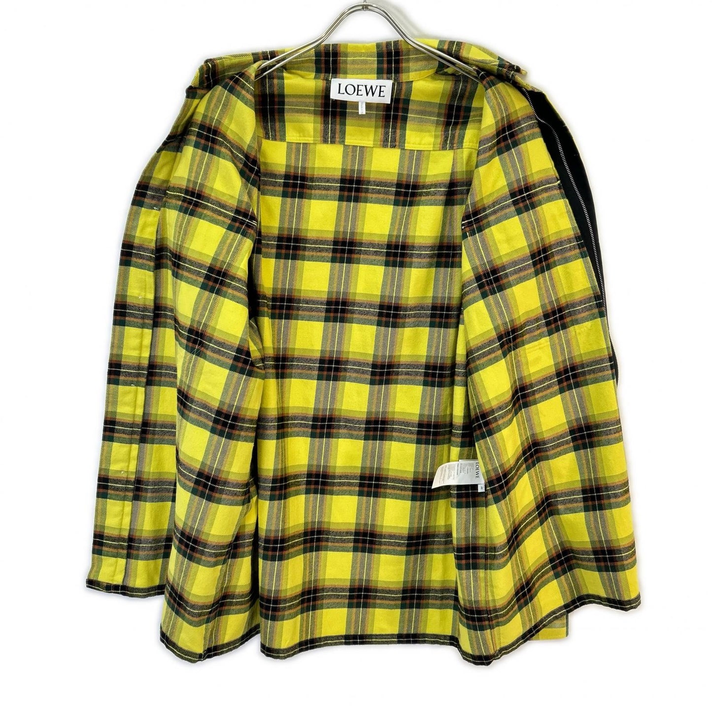LOEWE 21AW Check Oversized Yellow Size 44