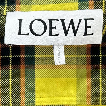 LOEWE 21AW Check Oversized Yellow Size 44