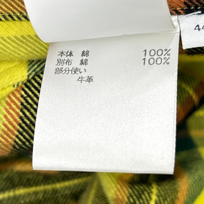 LOEWE 21AW Check Oversized Yellow Size 44