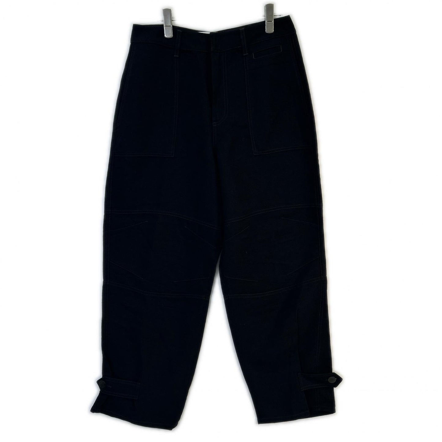 LOEWE x Paula's Ibiza Linen Blend Pants Black Size 38