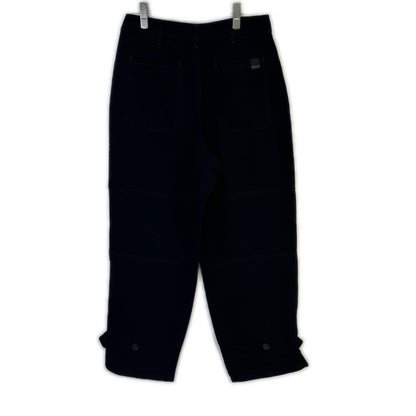 LOEWE x Paula's Ibiza Linen Blend Pants Black Size 38