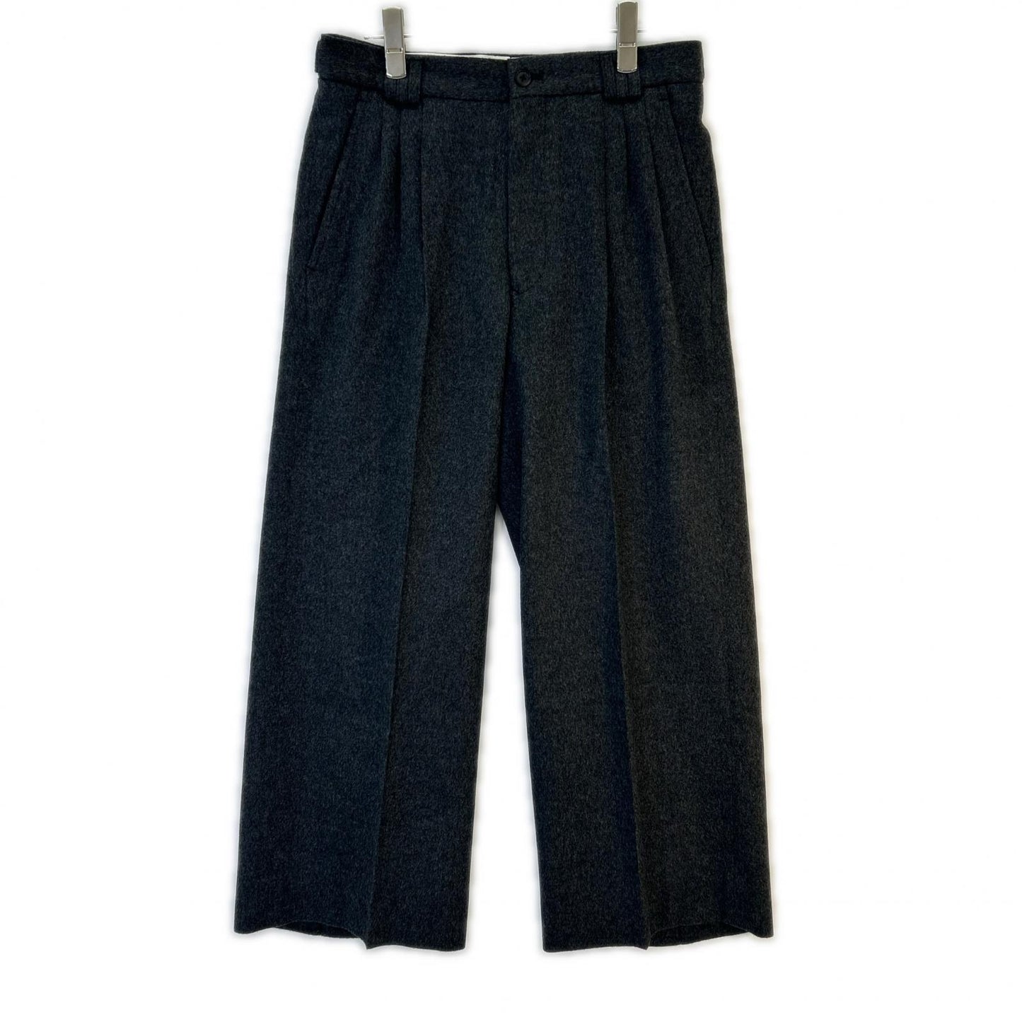 YOAK 24AW Brewed Protein Blend Wool Wide Gray Size 2