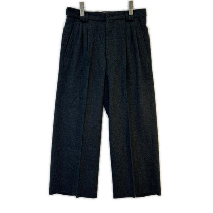 YOAK 24AW Brewed Protein Blend Wool Wide Gray Size 2