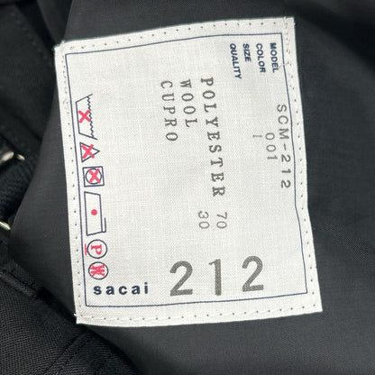 sacai 24AW Suiting Pants Black Size 001