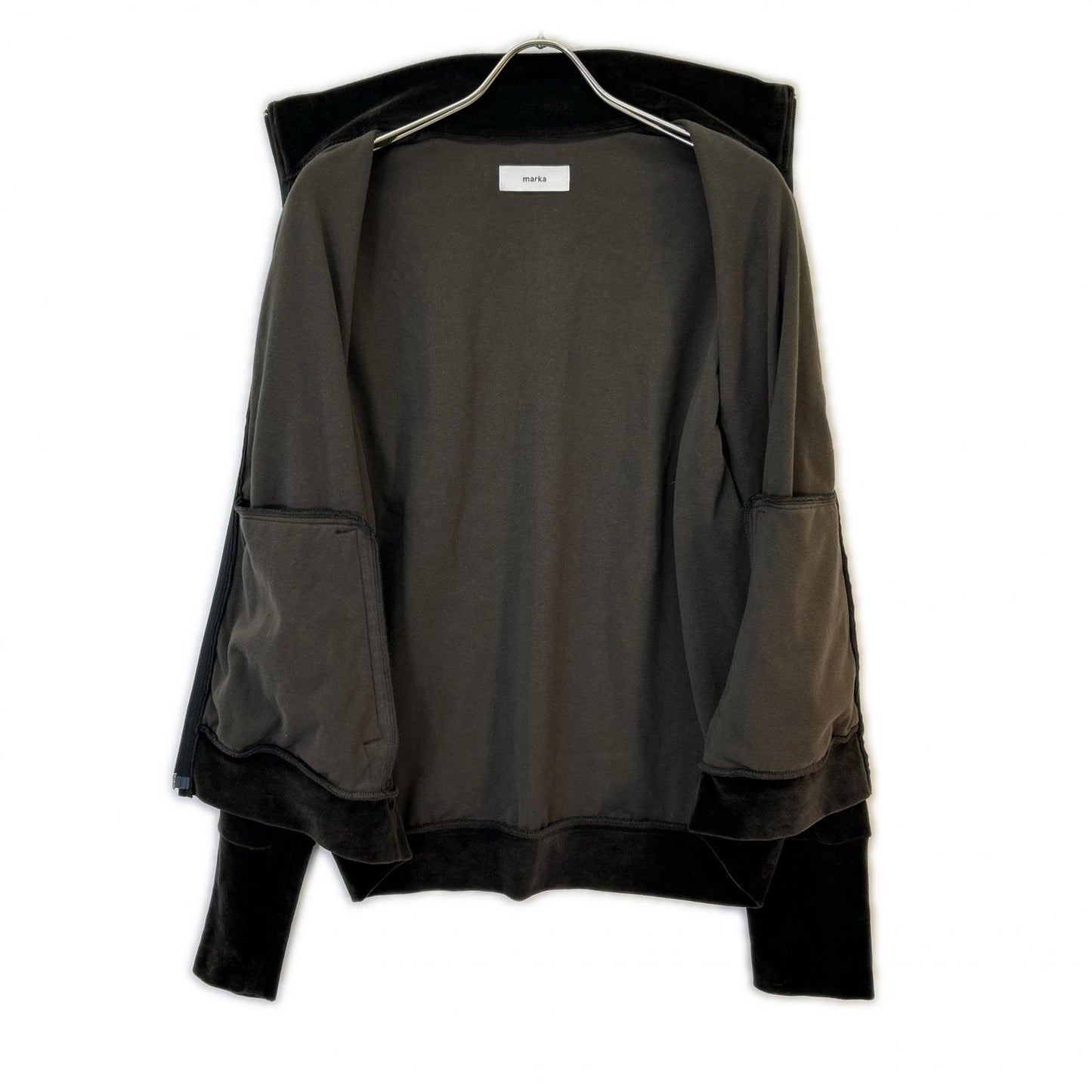 marka 25AW Organic Cotton Velour Jacket Charcoal Size 2