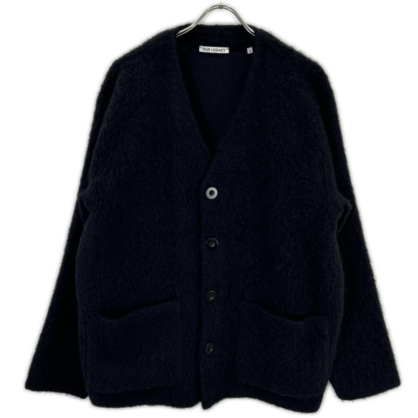 OurLegacy Black Wool Cardigan Size L