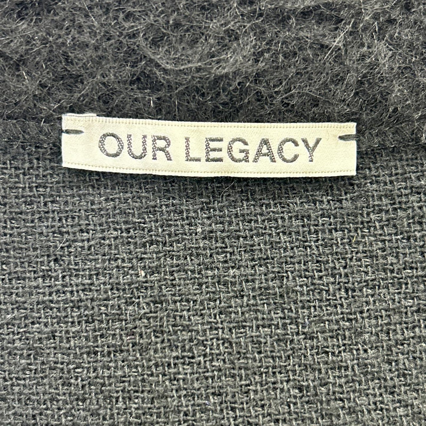 OurLegacy Black Wool Cardigan Size L