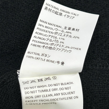 OurLegacy Black Wool Cardigan Size L