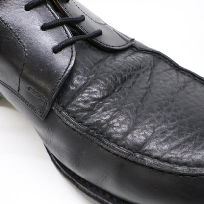 SCOTCH GRAIN Black Leather U-Tip Shoes Sneakers Size 24.5