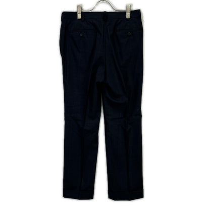 STRASBURGO x Zegna Navy Wool Check Suit Size 36R