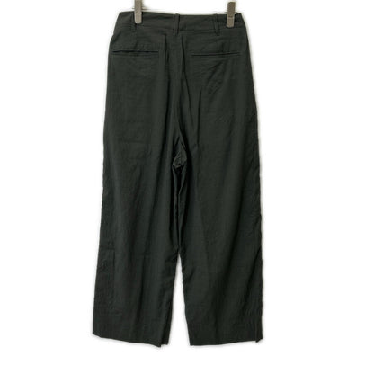 blurhms Khaki Wool Rayon Silk Wide Slacks Size 00