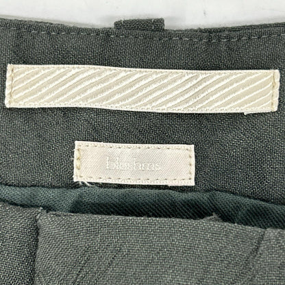 blurhms Khaki Wool Rayon Silk Wide Slacks Size 00