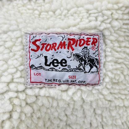 Lee LM0725 Black Fleece-Lined Denim Jacket Size XL
