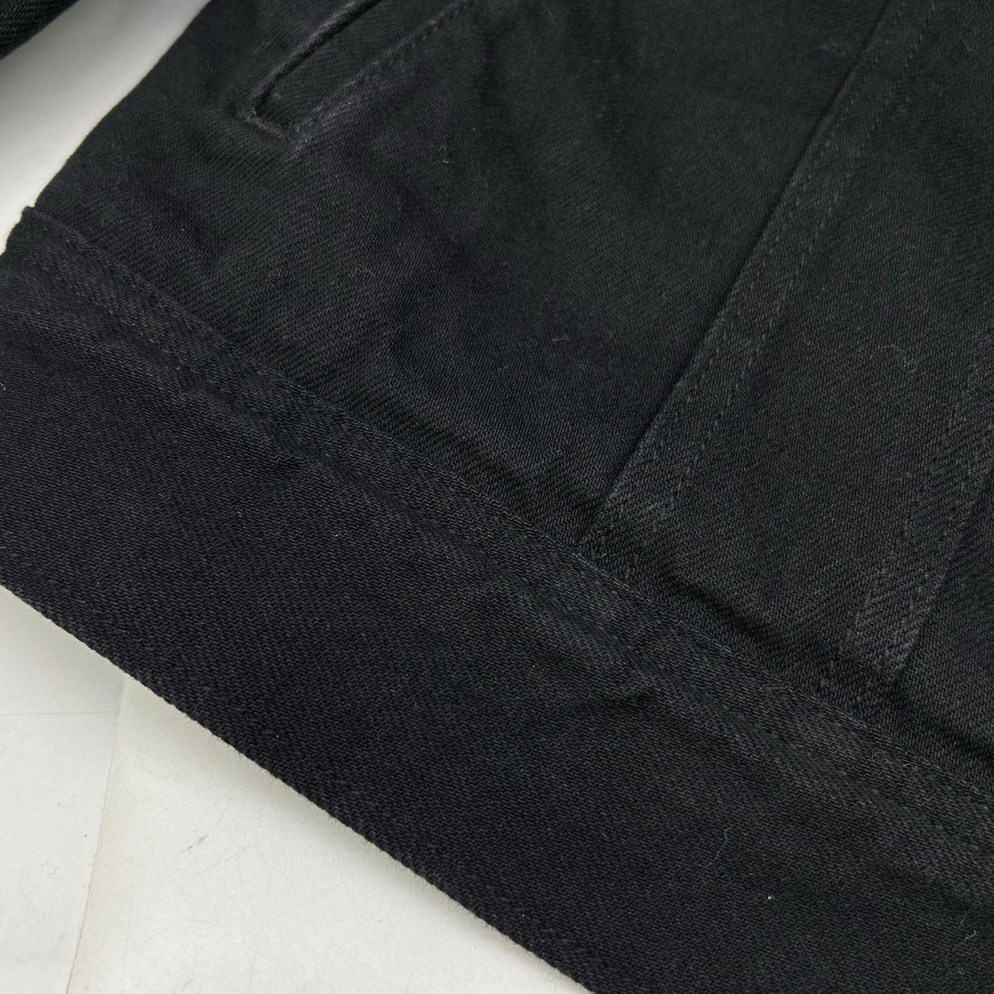 Lee LM0725 Black Fleece-Lined Denim Jacket Size XL