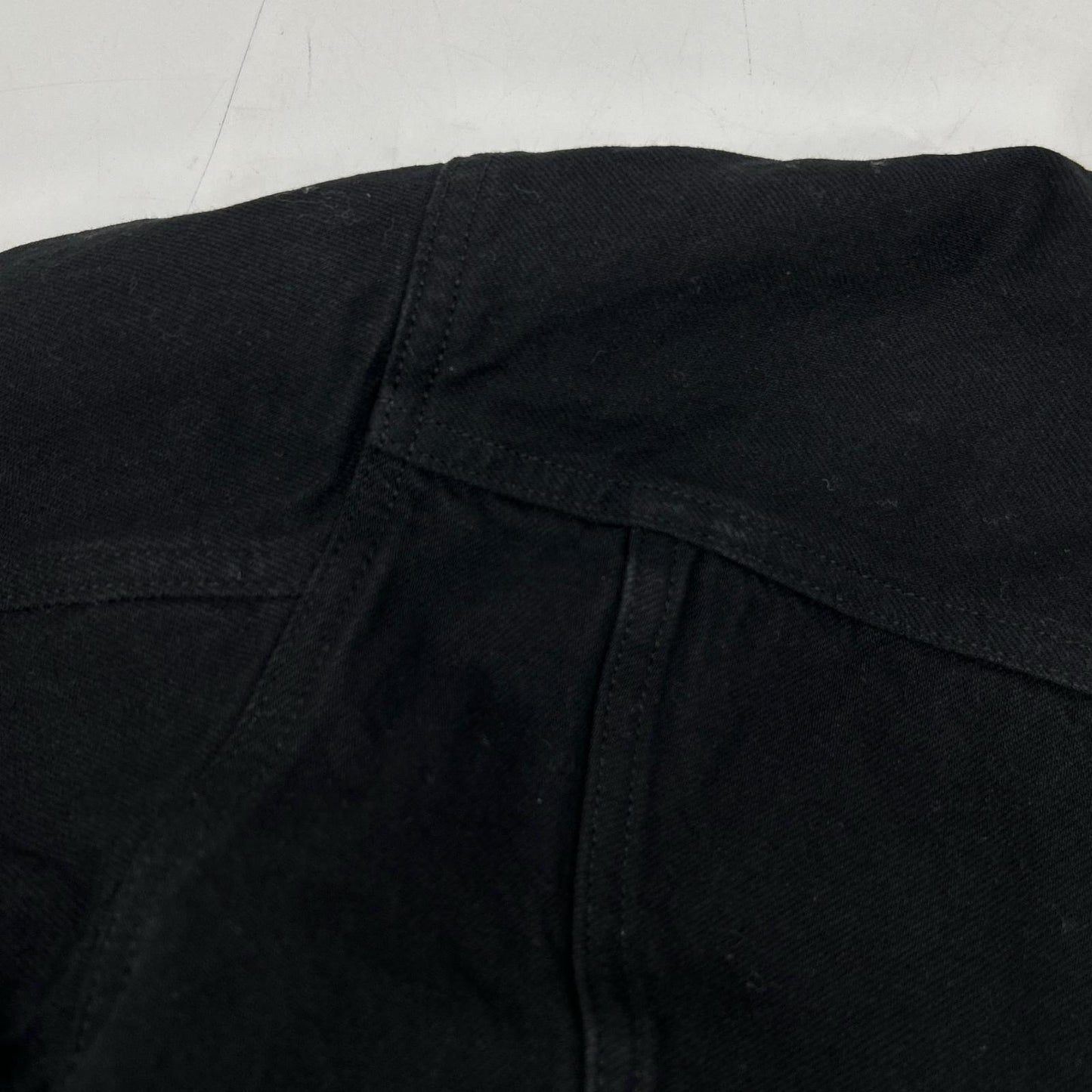 Lee LM0725 Black Fleece-Lined Denim Jacket Size XL
