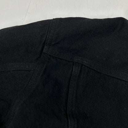 Lee LM0725 Black Fleece-Lined Denim Jacket Size XL