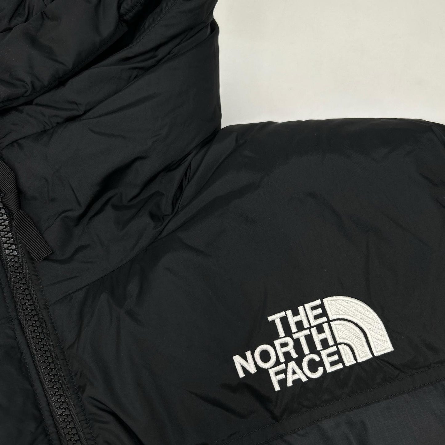 THE NORTH FACE ND92559 Black Nuptse Hoodie Jacket Size XL