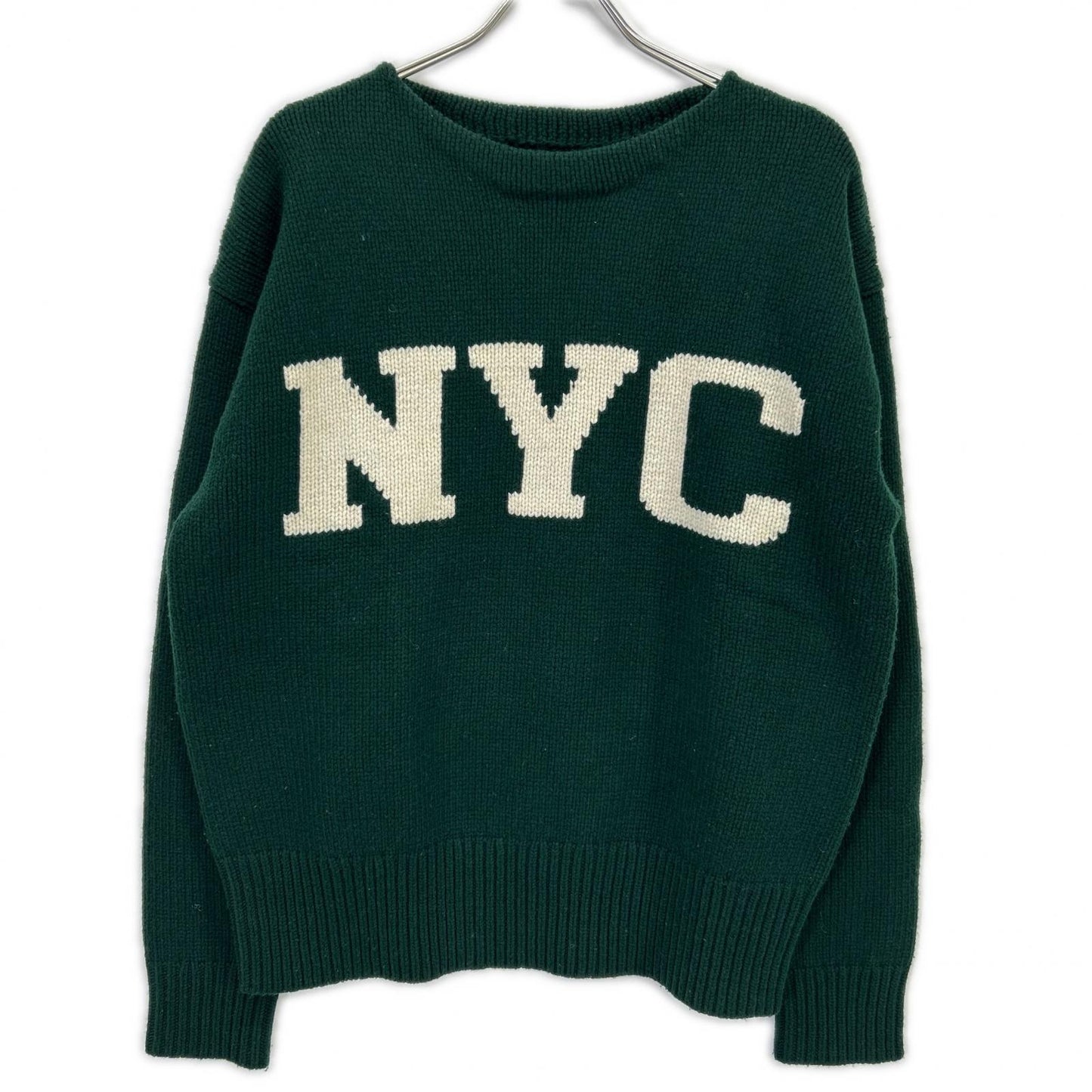 POLO RALPH LAUREN 25AW Green NYC Knit Sweater Size M