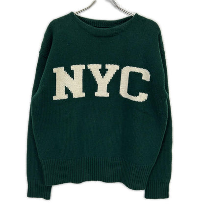 POLO RALPH LAUREN 25AW Green NYC Knit Sweater Size M