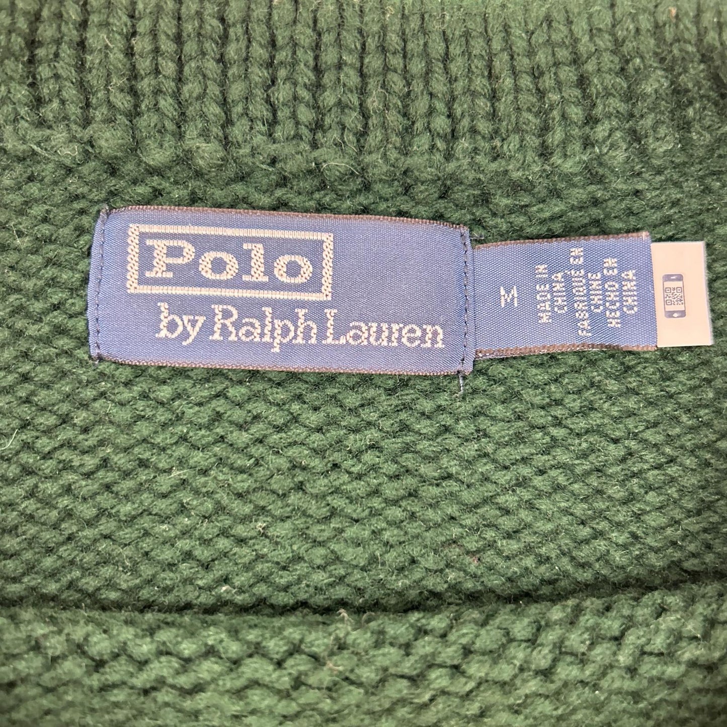 POLO RALPH LAUREN 25AW Green NYC Knit Sweater Size M