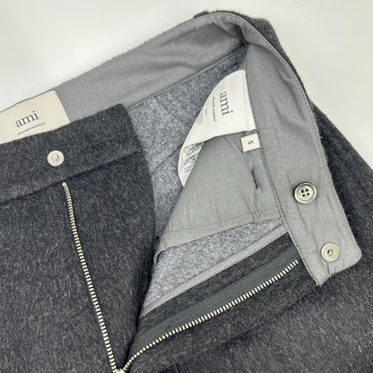 AMI Alexandre Mattiussi 25AW Gray Wool Silk Slacks Size S