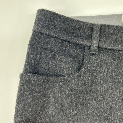 AMI Alexandre Mattiussi 25AW Gray Wool Silk Slacks Size S