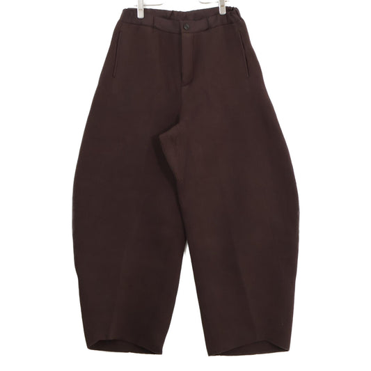 sacai Cotton Cashmere Knit Pants Brown Size O