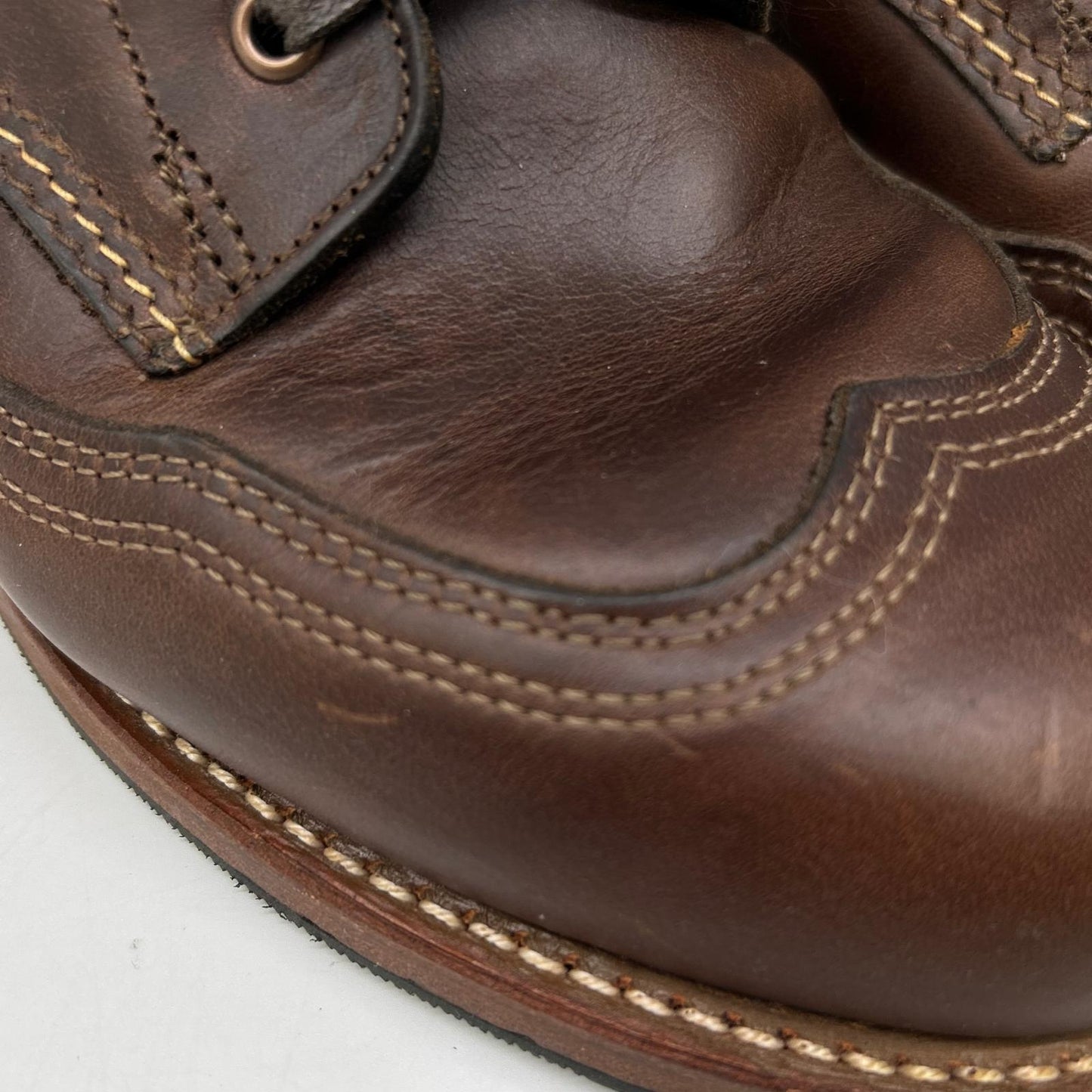 WOLVERINE 1000 Mile Leather Boots Brown Size 8