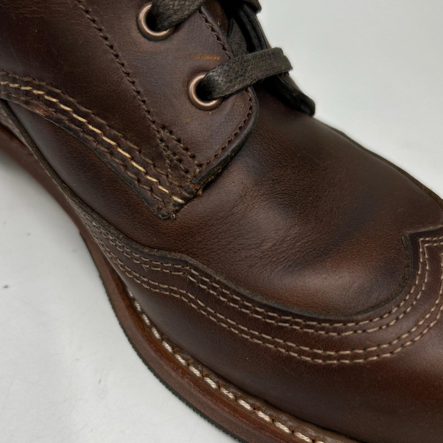 WOLVERINE 1000 Mile Leather Boots Brown Size 8