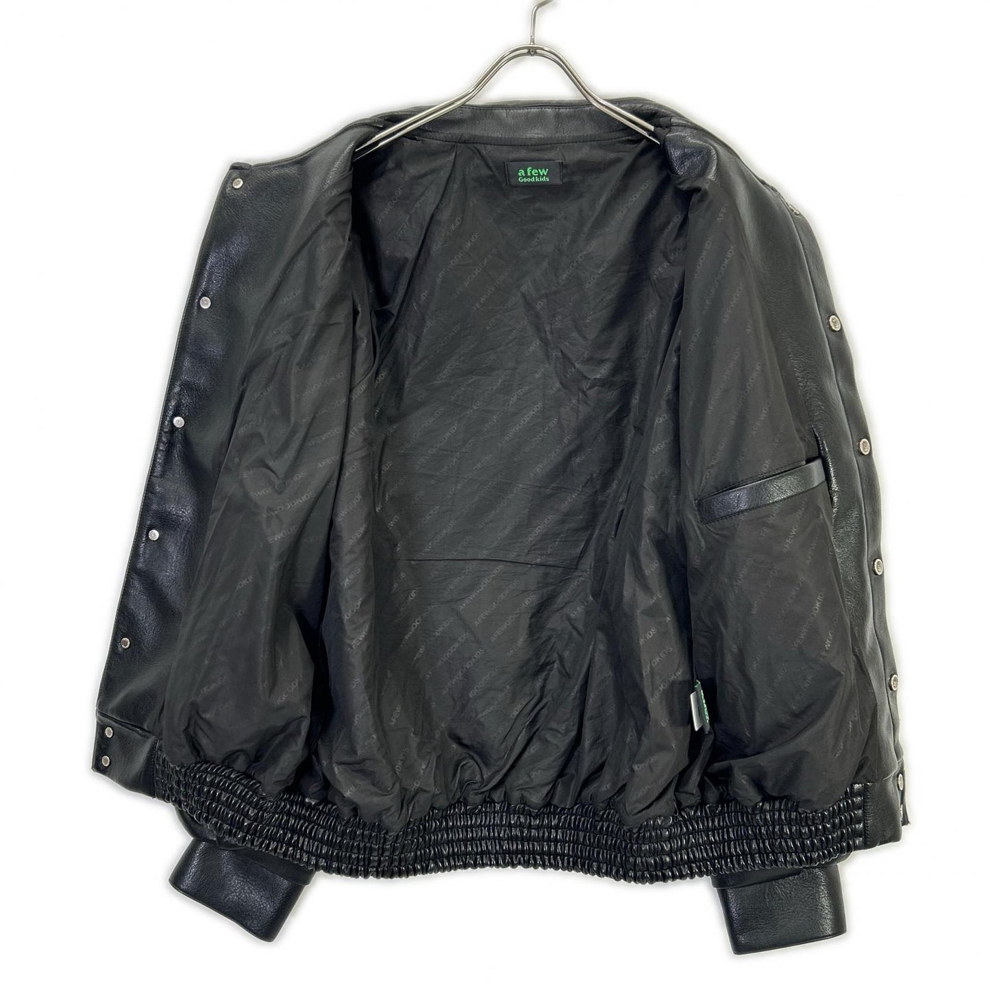 a few Good kids AFGK Faux Leather Jacket Black Size M