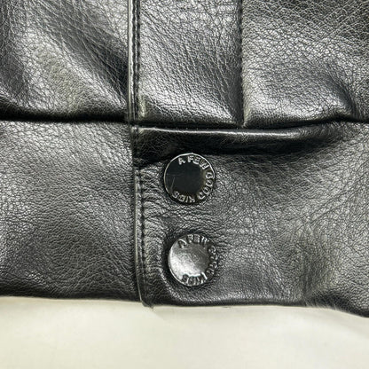 a few Good kids AFGK Faux Leather Jacket Black Size M