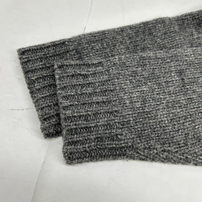 PoloSportRalphLauren 90s Gray V-Neck Wool Knit Polo Size M