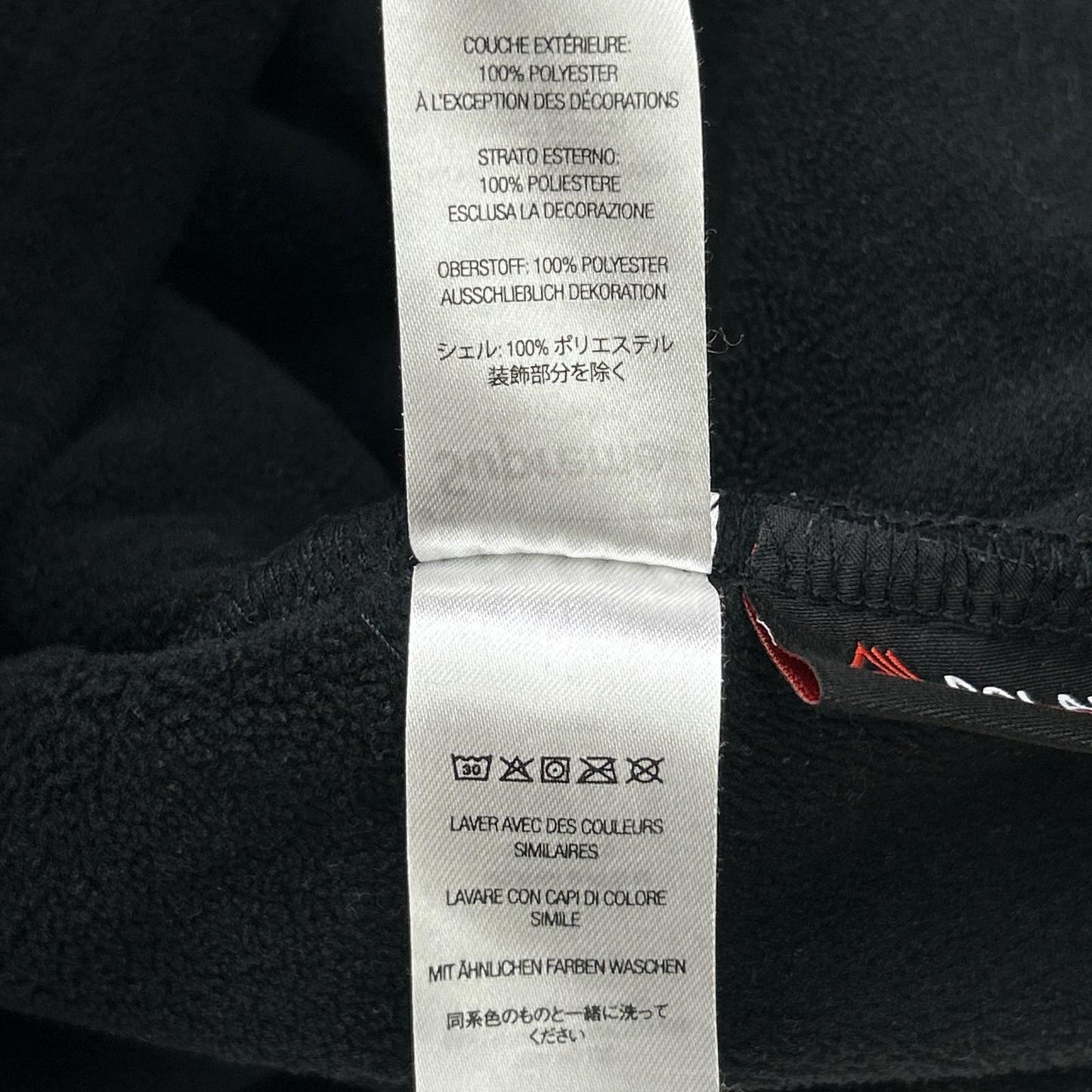 Supreme Polartec Mock Neck Black