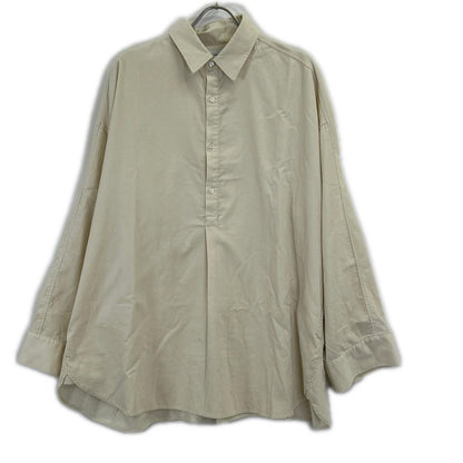 Graphpaper Suvin Corduroy Regular Sleeve Ivory Size F