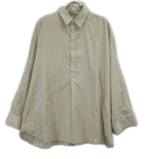 Graphpaper Suvin Corduroy Regular Sleeve Ivory Size F