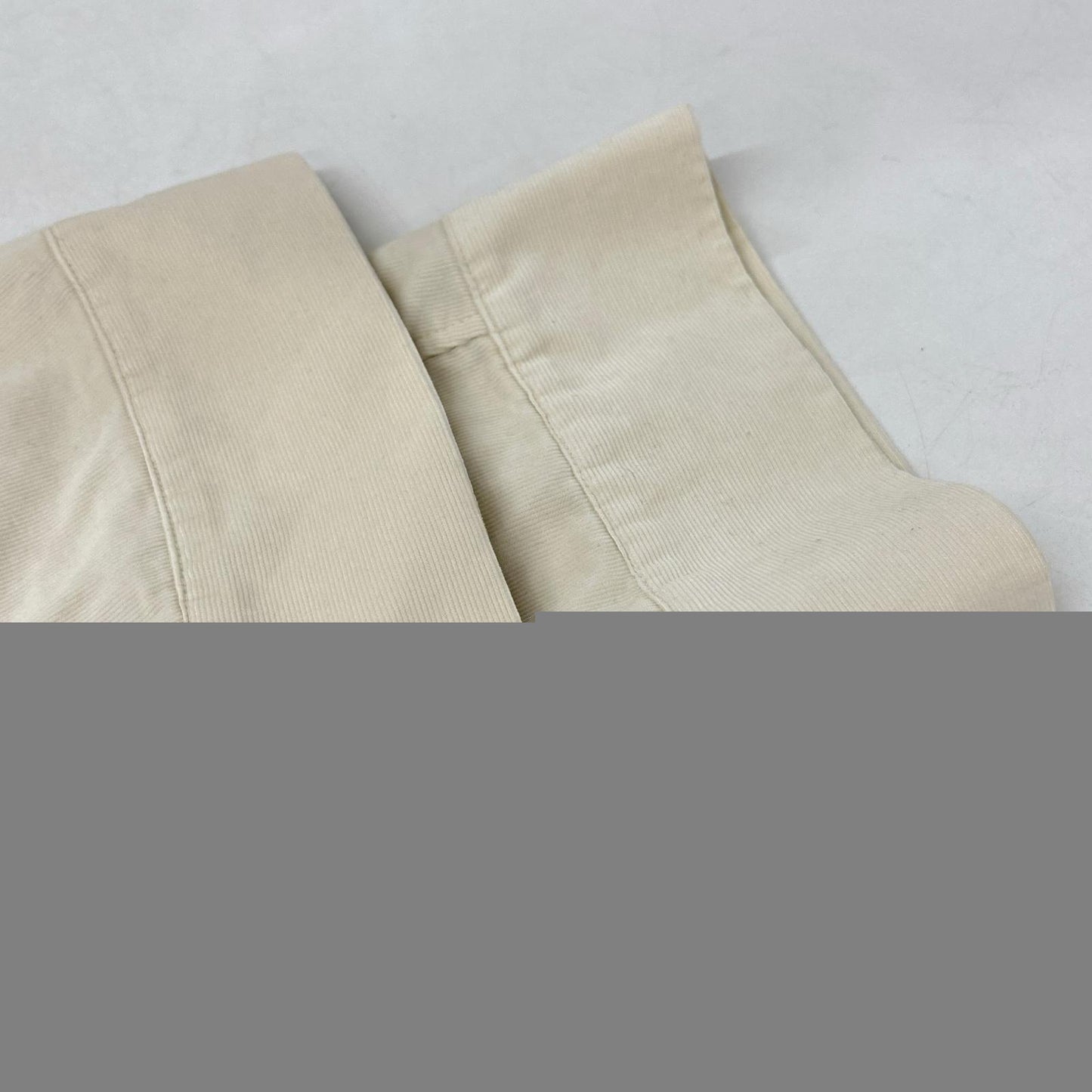 Graphpaper Suvin Corduroy Regular Sleeve Ivory Size F