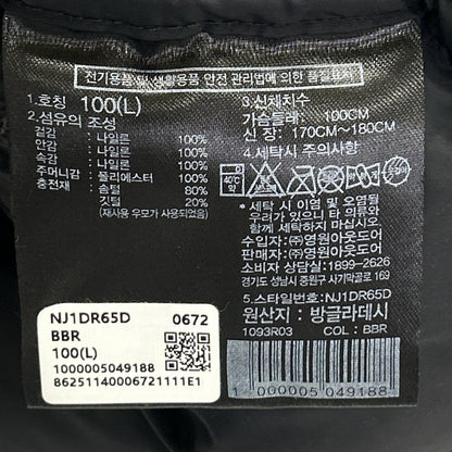 THE NORTH FACE 1996 Retro Nuptse Jacket Size L100