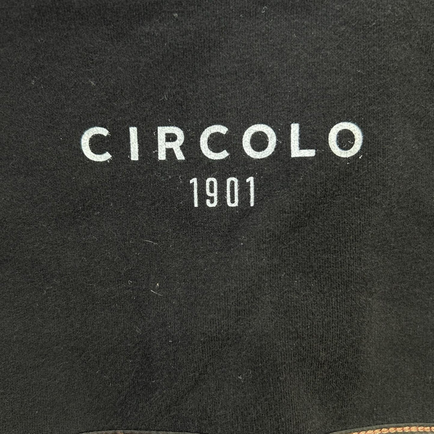 CIRCOLO 2B Cotton Jersey Jacket Black Size 46