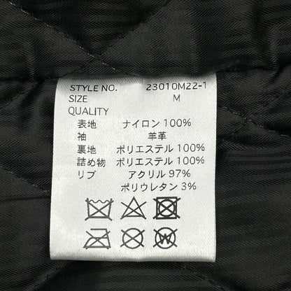 MMMMM M23010M22-1 Lamb Nylon MA-1 Bomber Khaki Size M