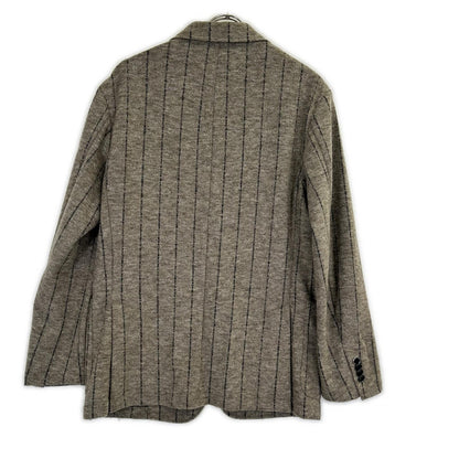 AOURE Wool Wide Stripe Jacket Beige Size L