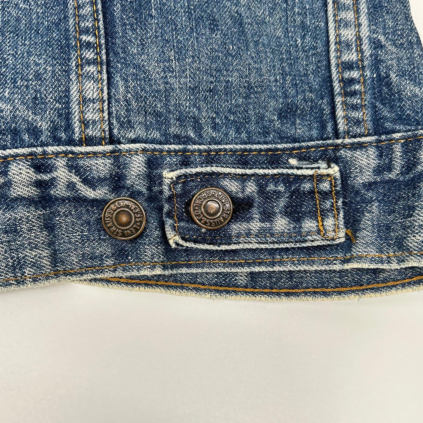 LEVI'S 70s 4th Type Denim Jacket Blue Size 38