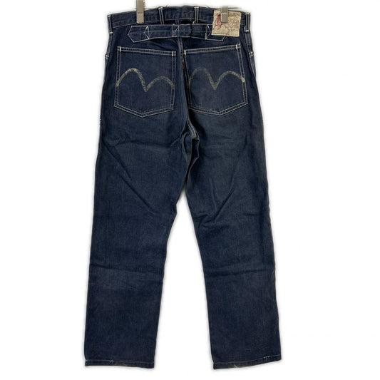 EVISU 2501 Cow Tag Seagull Cinch-back Jeans Size 32x35 Size 32×35