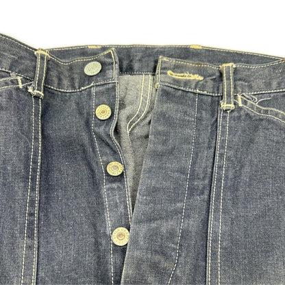 EVISU 2501 Cow Tag Seagull Cinch-back Jeans Size 32x35 Size 32×35