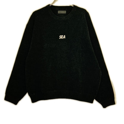 WIND AND SEA 25FW Mole Knit Crewneck Black Size L